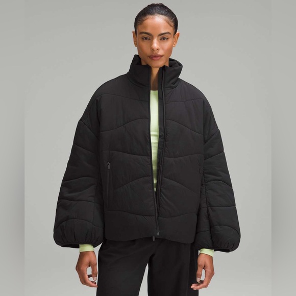 lululemon athletica Jackets & Blazers - NWOT Lululemon Wave-Quilt Insulated Jacket Size 10 - Black
